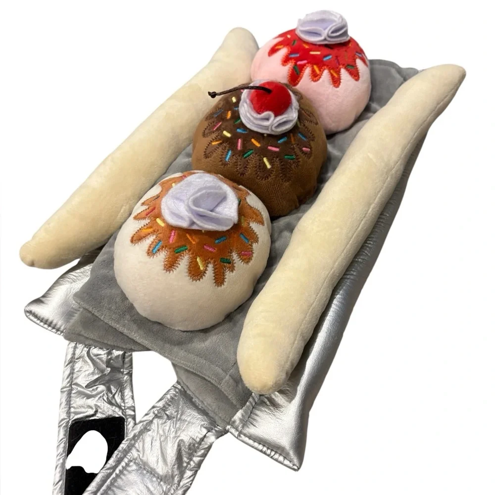 FRISCO BY CHEWY Banana Split Dessert Dog & Cat Costume Halloween Size Large